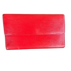 Louis Vuitton Red Epi Wallet